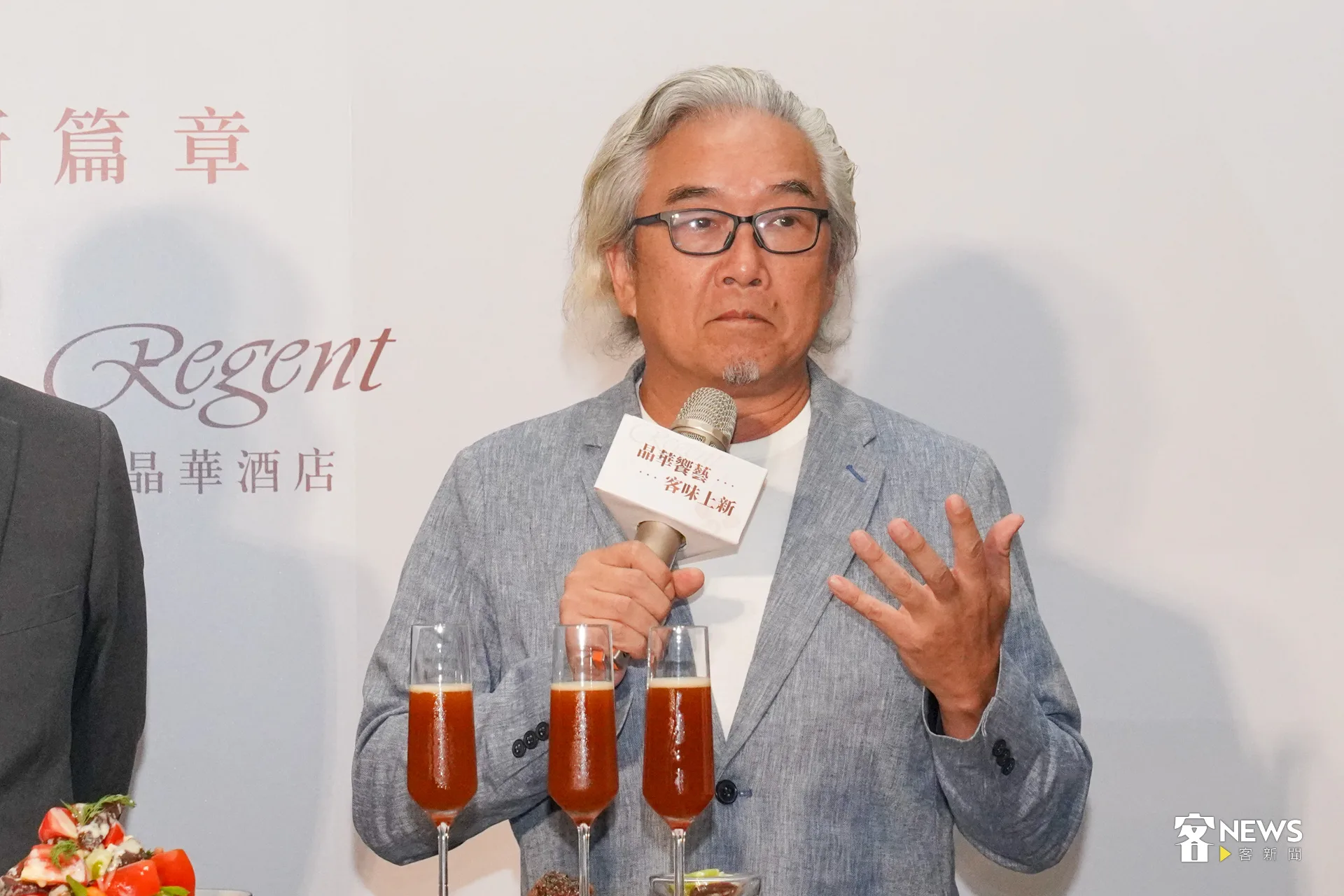 美食節目主持人焦志方表示，客家料理對他而言就是「時間」二字，透過時間醞釀出最佳風味。洪藝晅攝