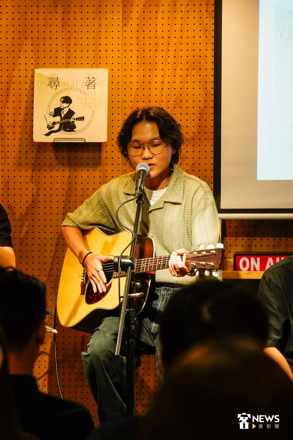 專輯《尋著》將於 7 月 11 日零時全面上架串流平台,實體預計9月發行。洪藝晅攝