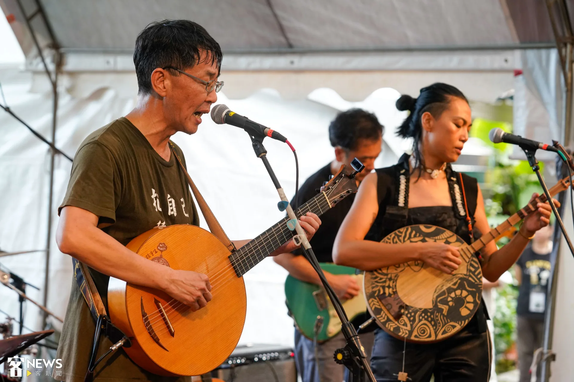 林生祥與戴曉君的歌聲十分動聽。朱愷元攝