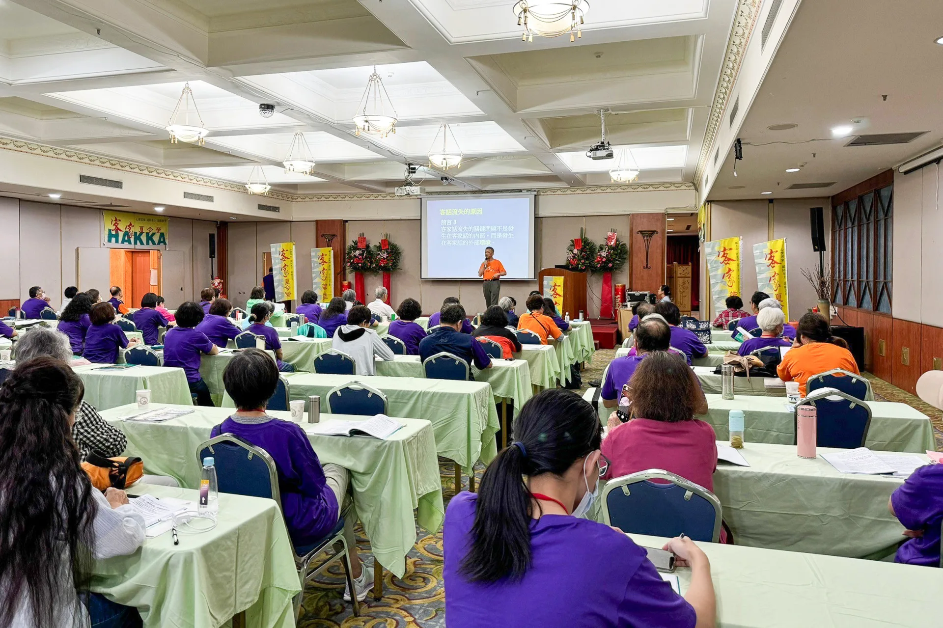 第35屆客家夏令營在新竹縣關西鎮舉辦，希望對客家語言文化的復振有所幫助。楊國鑫提供