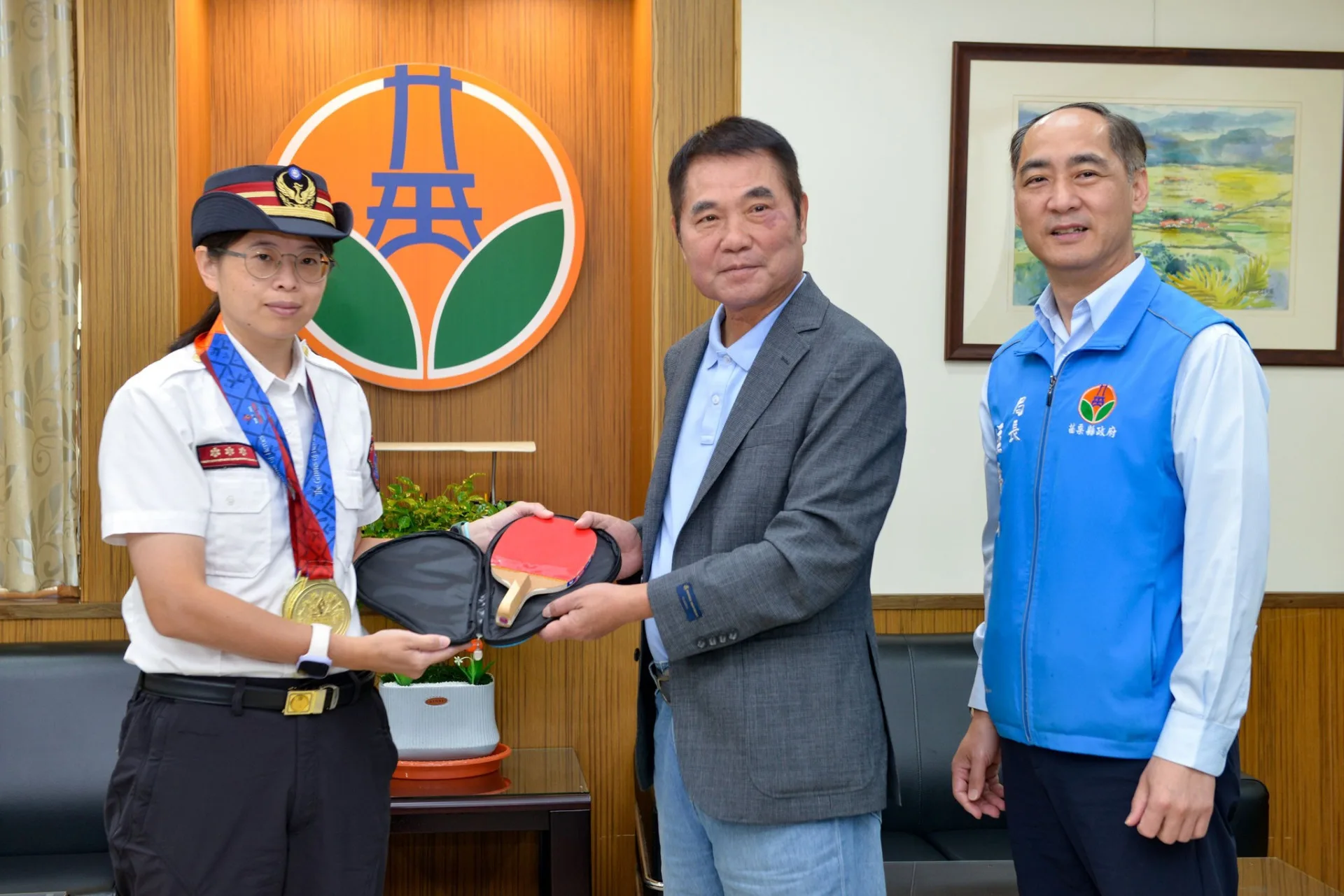 黃雅慧參加「2025年第21屆世界警察消防運動會」，獲女子桌球單人金牌、雙人金牌及男女混雙銀牌。