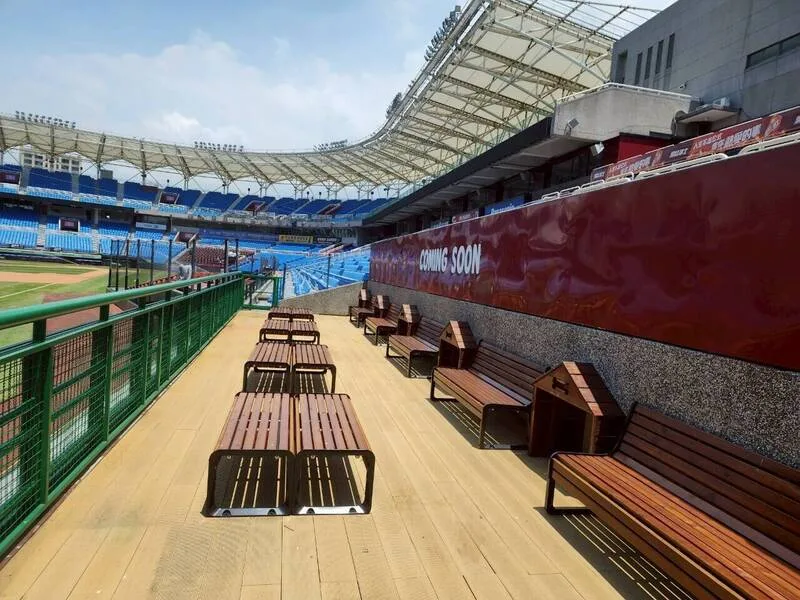 桃園市政府與樂天桃猿隊合作的「寵物友善專區」也進入最後施工階段，預計將於8月下旬正式開放，讓球迷可以帶著毛小孩一起進場看球。桃園市政府動物保護處提供