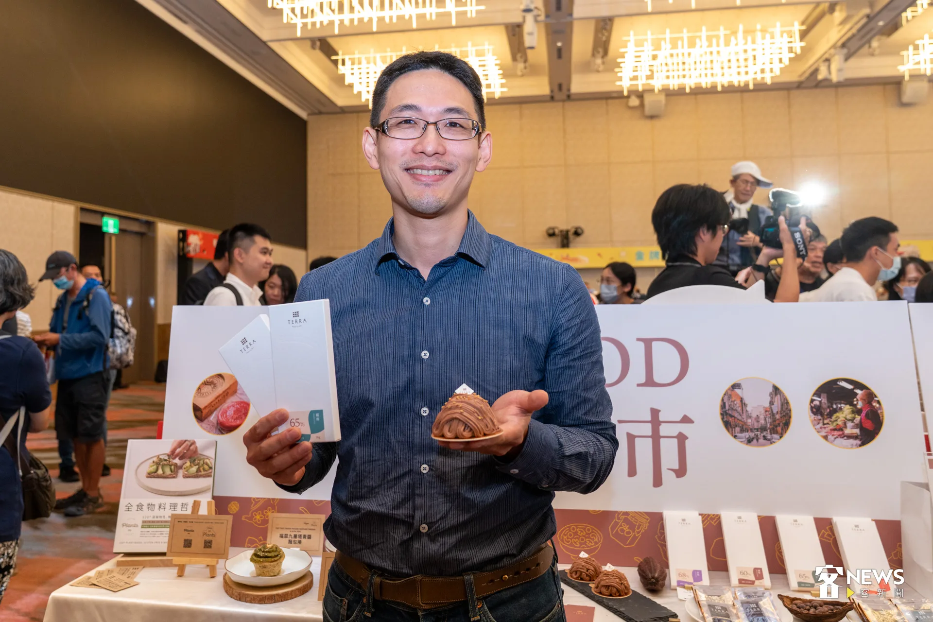 楊豐旭（Danny）表示，原本以為『梅干菜』這種鹹香鹹香的感覺，很難跟巧克力結合，但最後商品，消費者的接受度非常高。洪藝晅攝