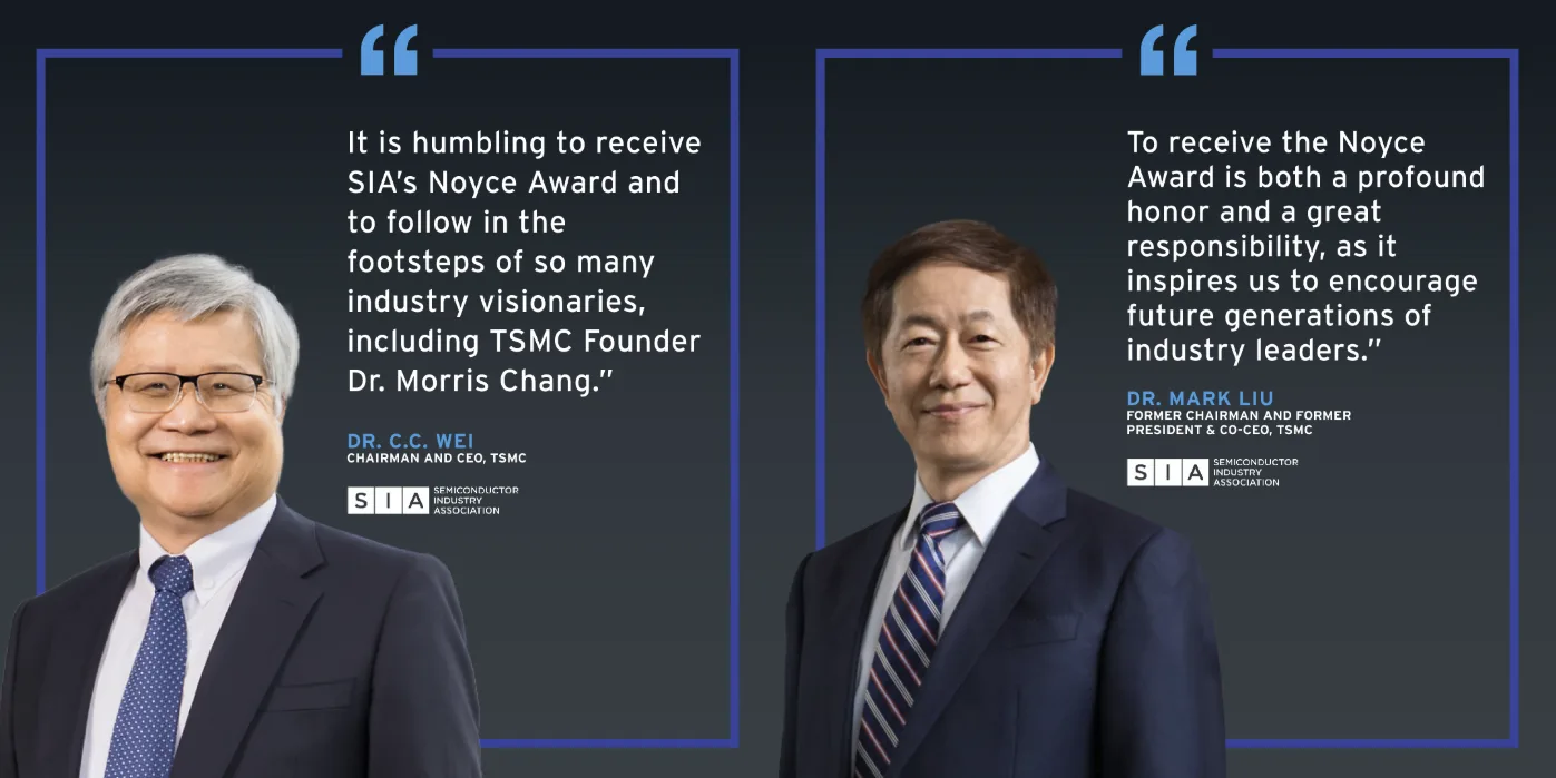 台積電魏哲家劉德音半導體貢獻獲肯定　11月赴美領獎
