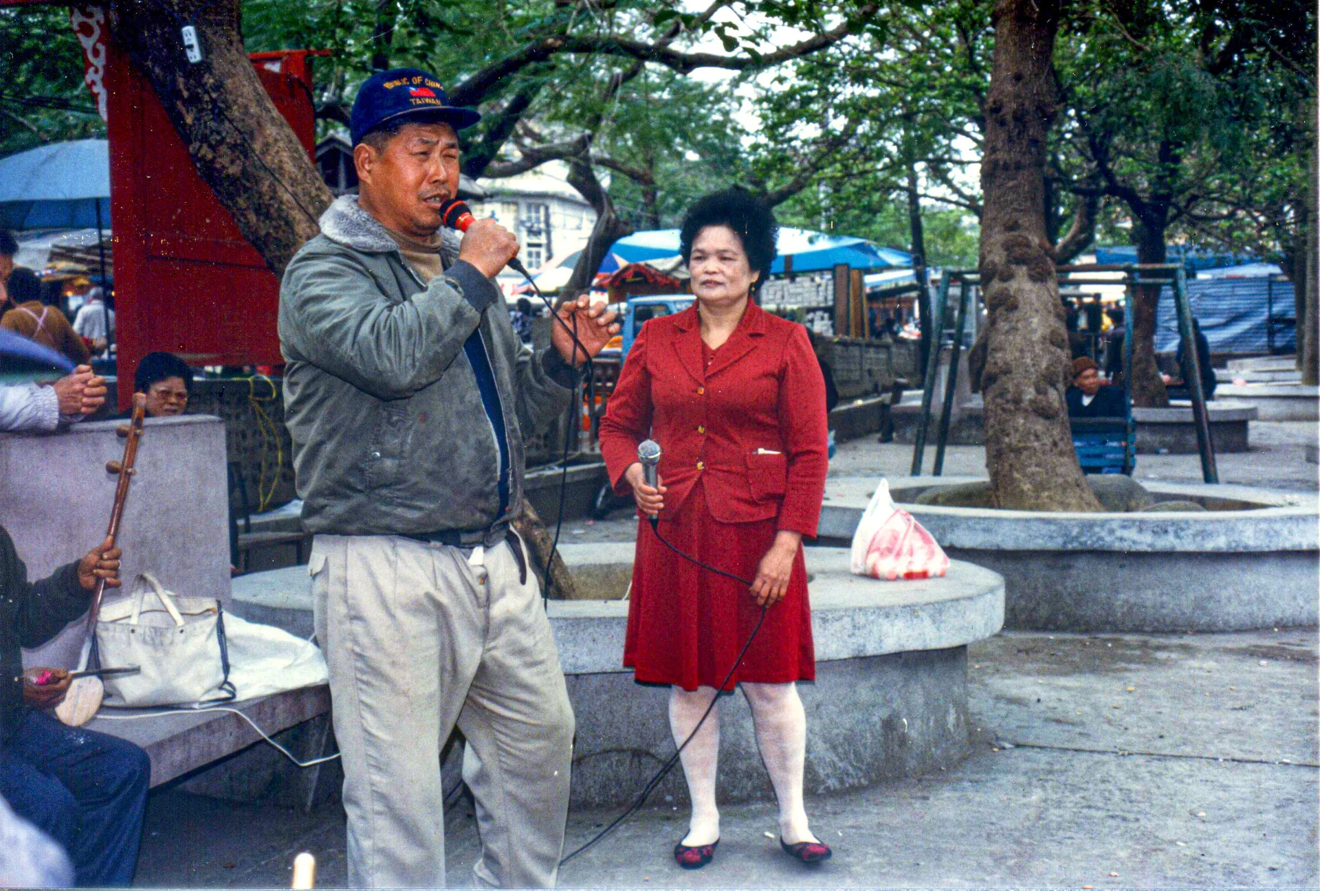 竹東山歌公園唱的山歌已經不是本質山歌了，楊國鑫攝
