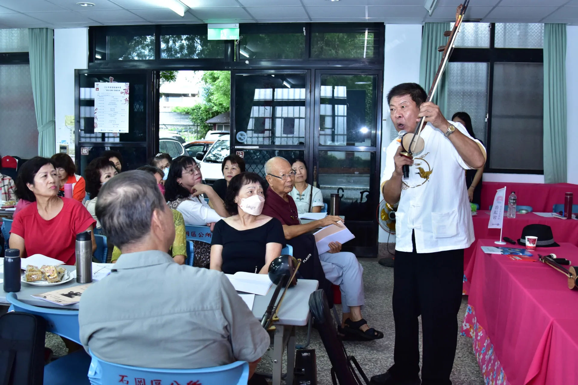 謝其國老師生動活潑的解說與指導。台中市政府客家事務委員會提供