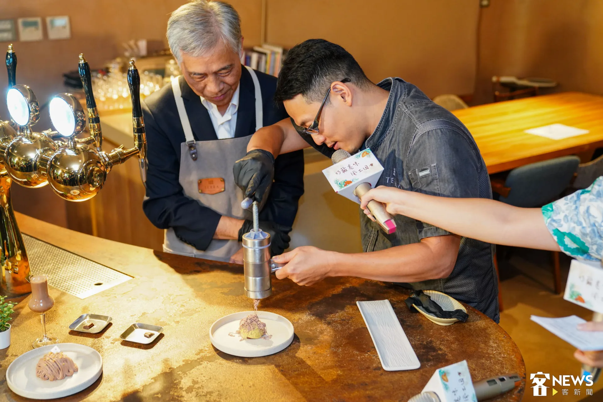 楊豐旭希望透過這次與客委會的合作，讓巧克力從既有印象中被釋放出來。朱愷元攝