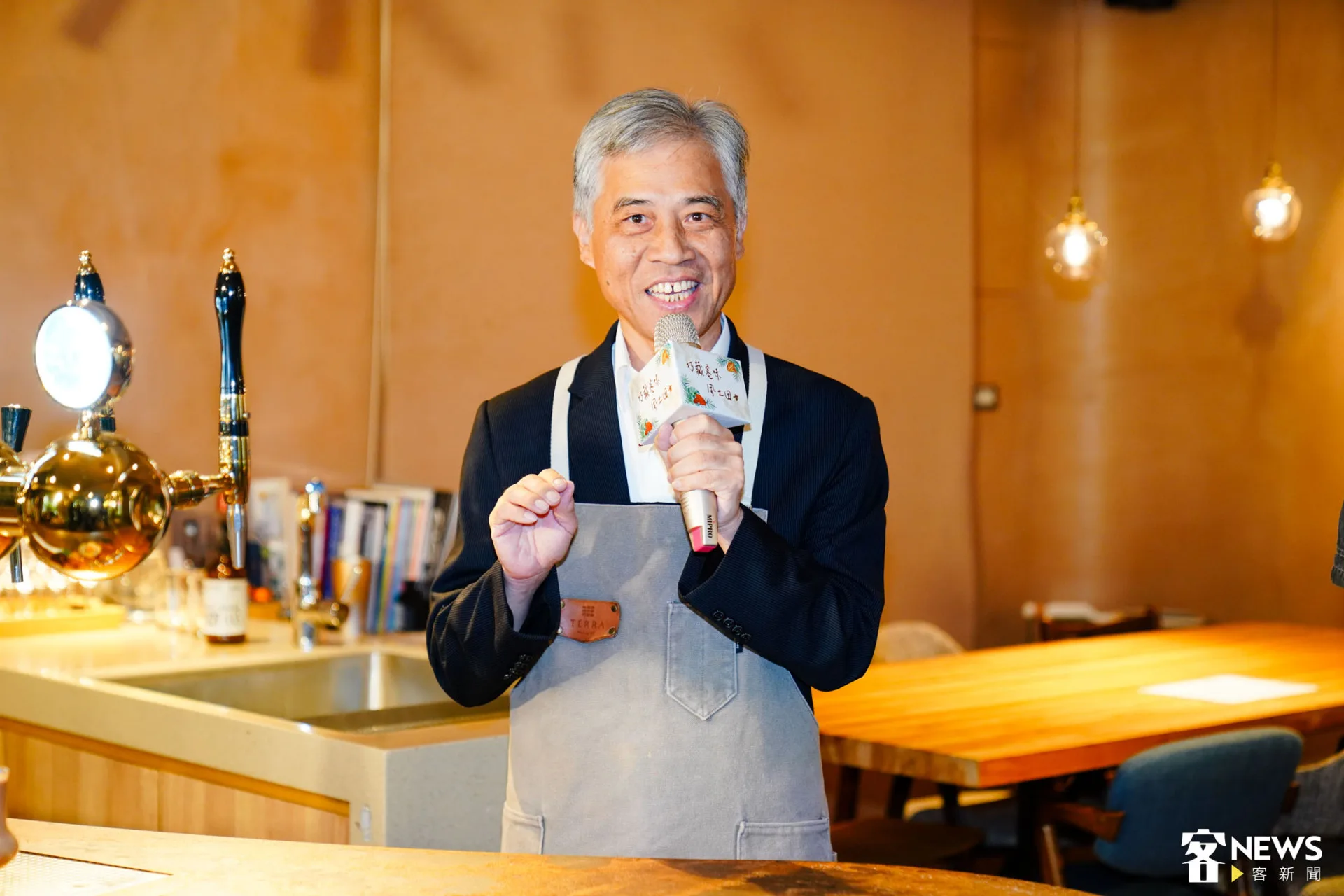 范佐銘說，這已是「客食Ha-Food」系列的第七場推廣活動，目的就是讓全國民眾都能認識並喜愛這些創新的客家風味。朱愷元攝