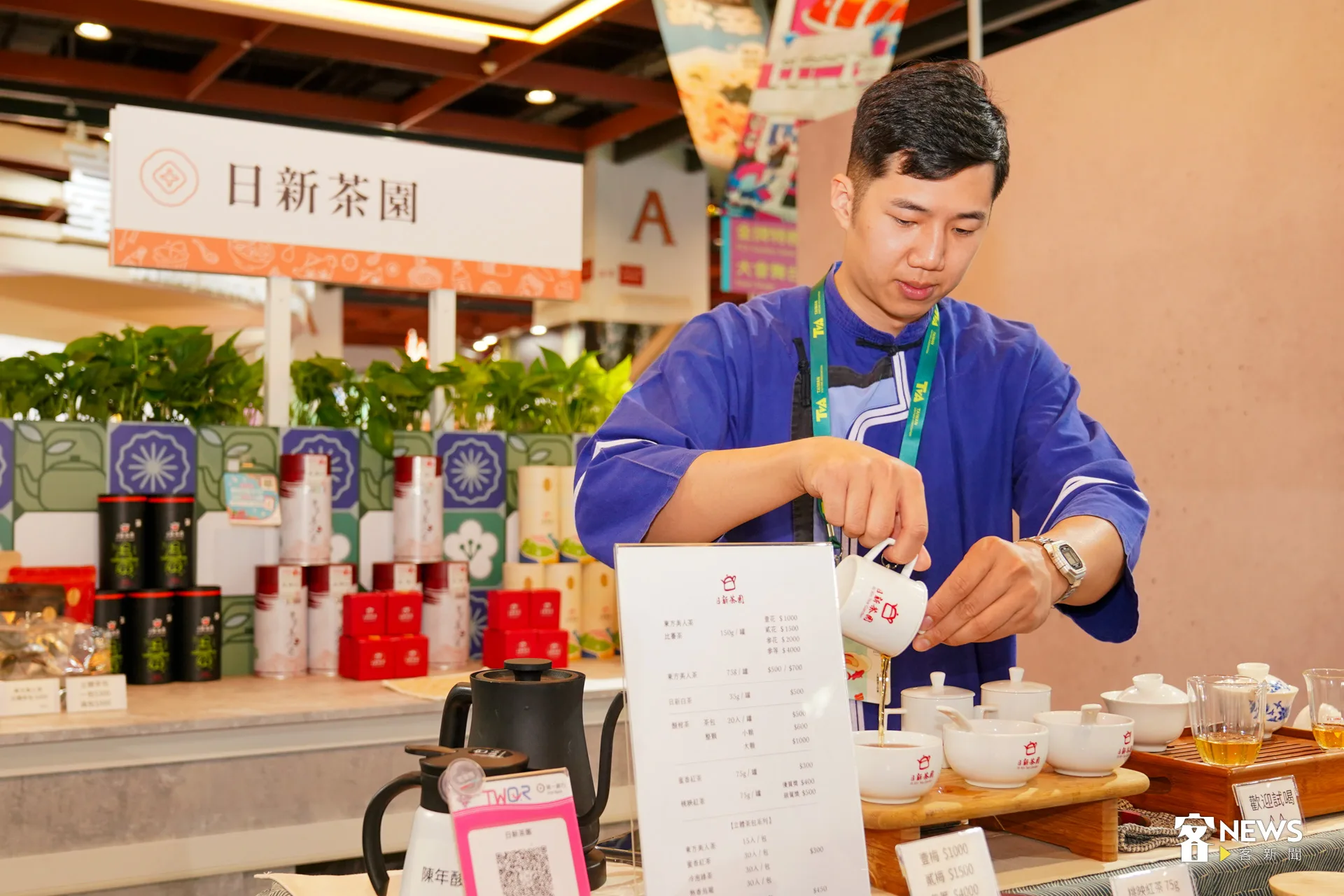 「2025台灣美食展」客家主題館「HA FOOD 客食‧客市」（攤位編號A233）。洪藝晅攝