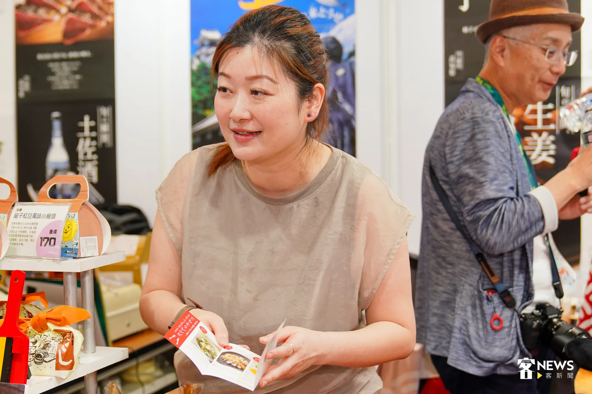 日商西北股份有限公司營運部主任林靖蓉表示,希望透過在地產品,讓更多台灣顧客了解高知縣。洪藝晅攝