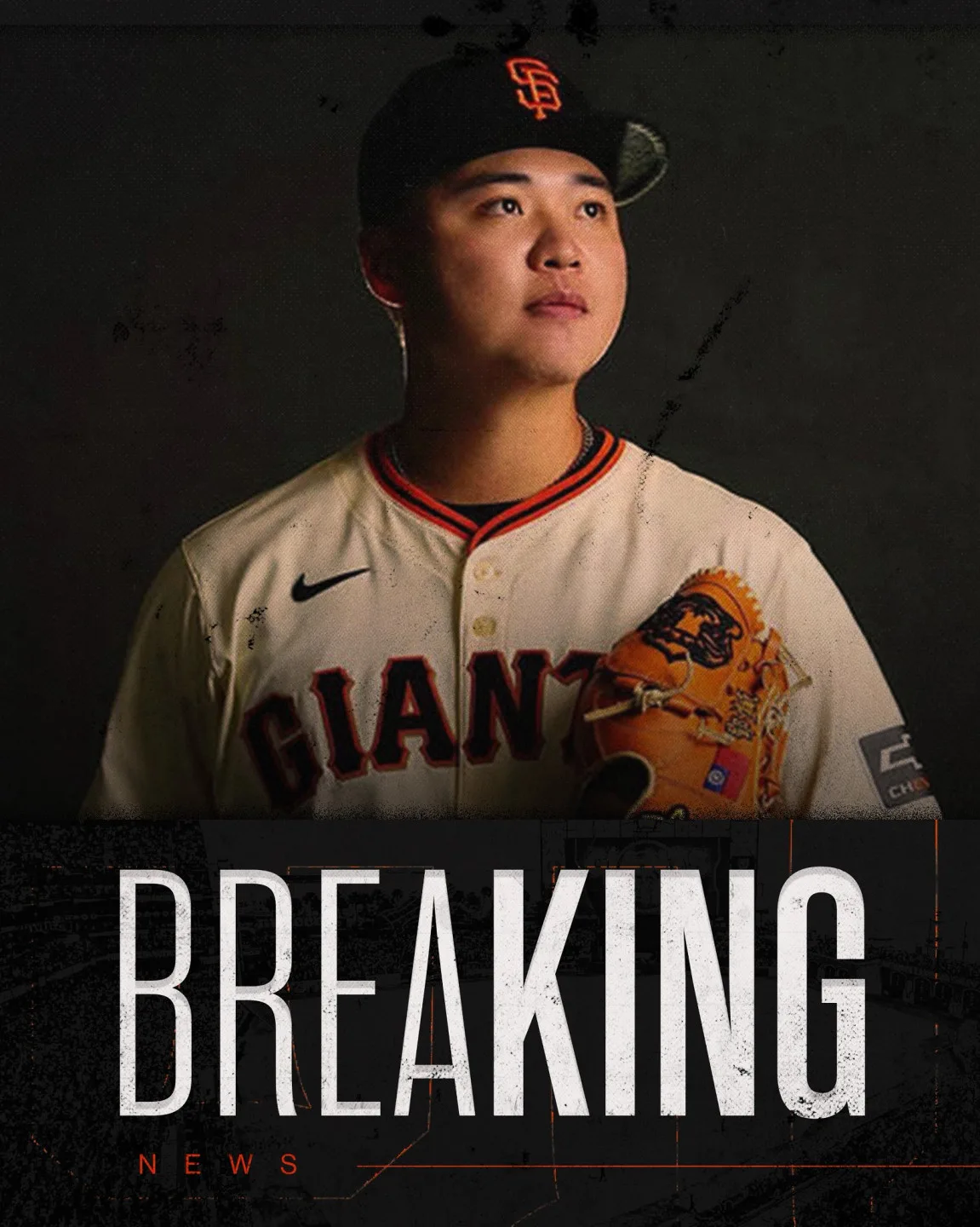 效力於舊金山巨人隊的台灣旅美投手鄧愷威(Kai-Wei Teng),3日迎來美國職棒大聯盟(MLB)生涯首次先發。翻攝自Giant Hot Takes Podcast X