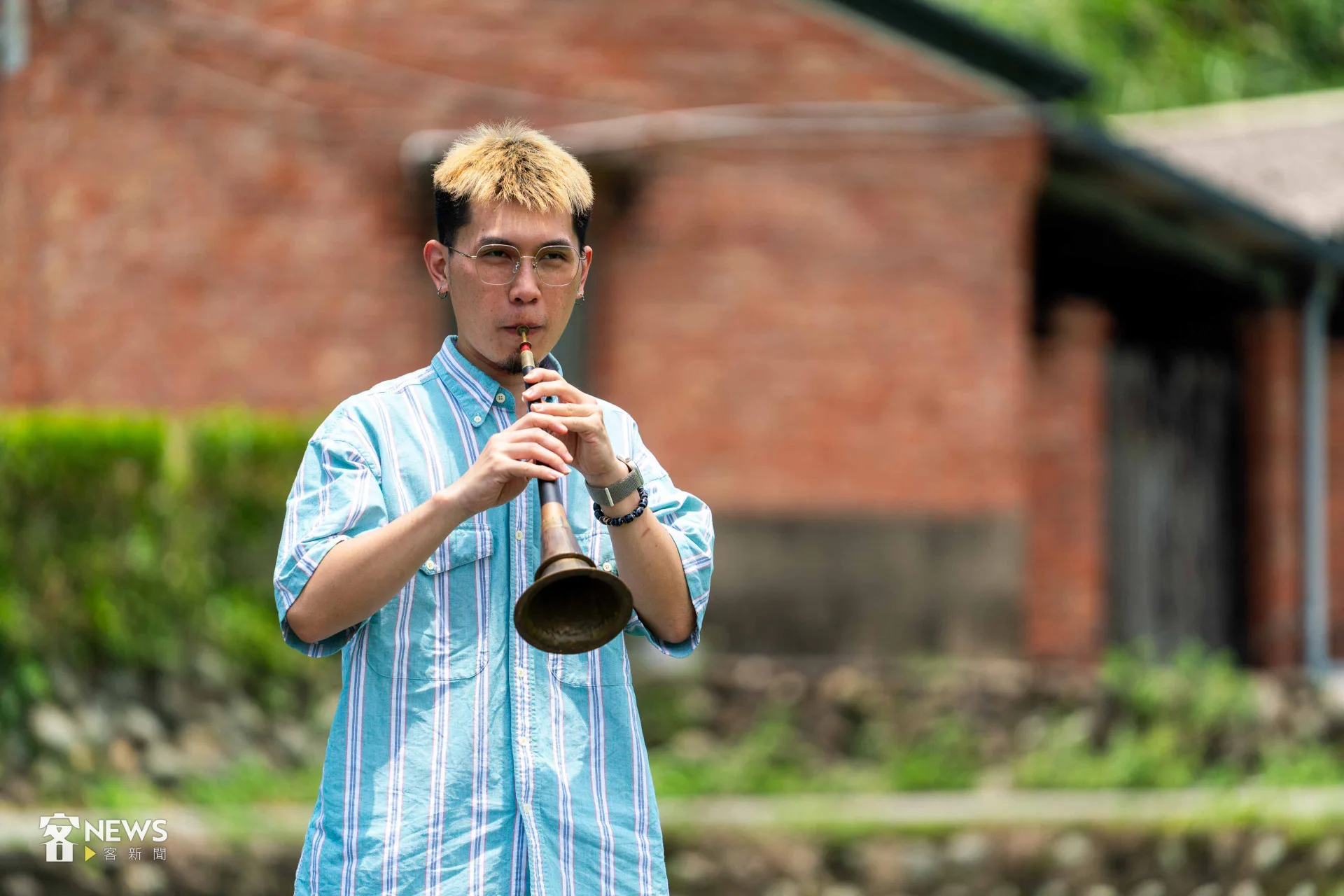 佐京與八音團，持續用客家八音，讓台灣登上世界舞台。李台源攝