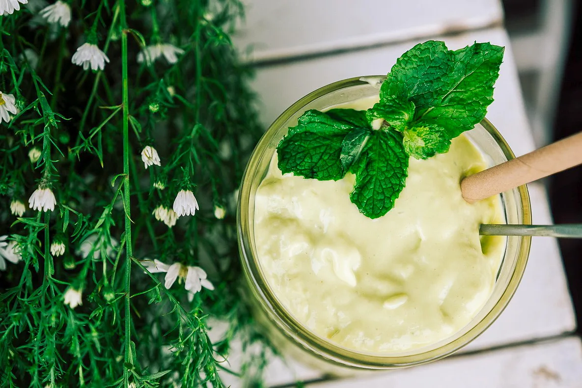 酪梨奶昔。越南人khoinguyenfoto攝