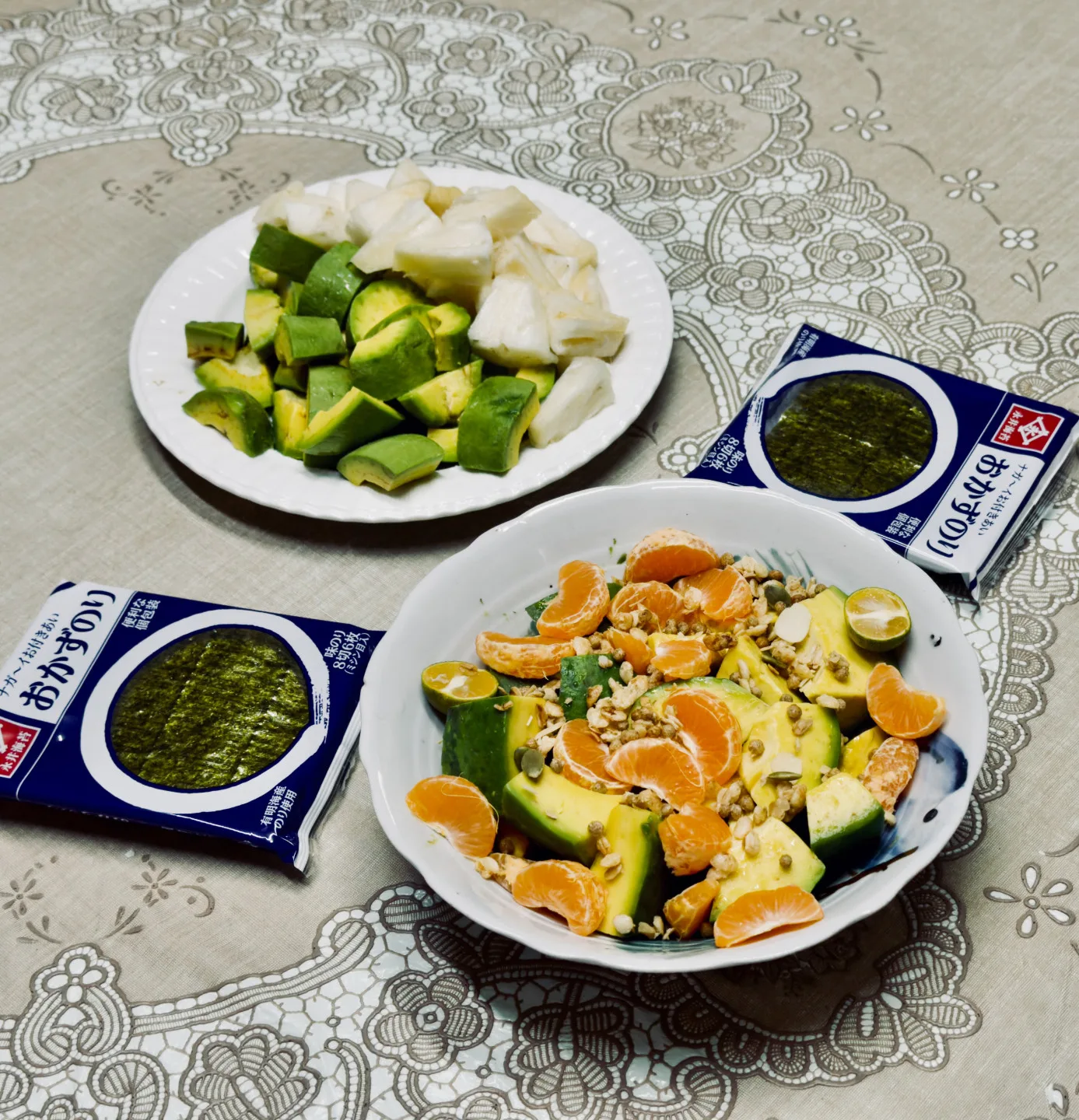 海苔包酪梨的吃法來自於酪梨壽司。蕭秀琴攝