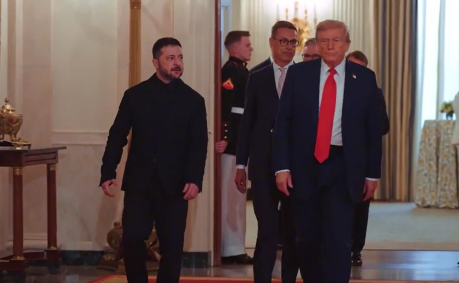 美國總統川普與烏克蘭總統澤倫斯基在美東時間，8月18日下午會晤。