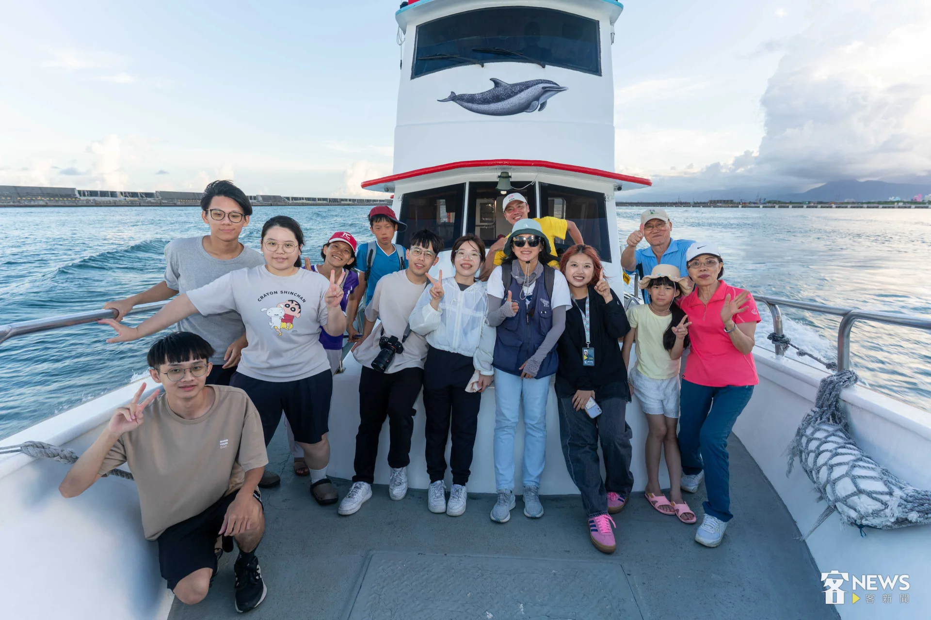 客語導覽首航參與的人不多，但何姿樂認為是很好的開始。李台源攝