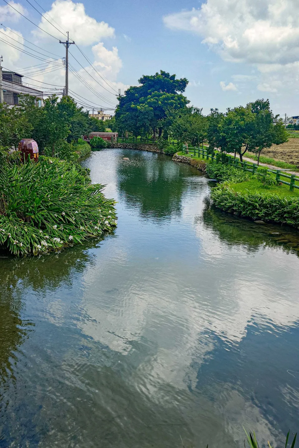 位於苗栗縣公館鄉中義村2鄰的姊妹泉，日治時期灌溉種出天皇米，現依然水質清澈，苗栗農田水利處規劃為生態池，兼具灌溉與觀光休閒功能。何來美攝