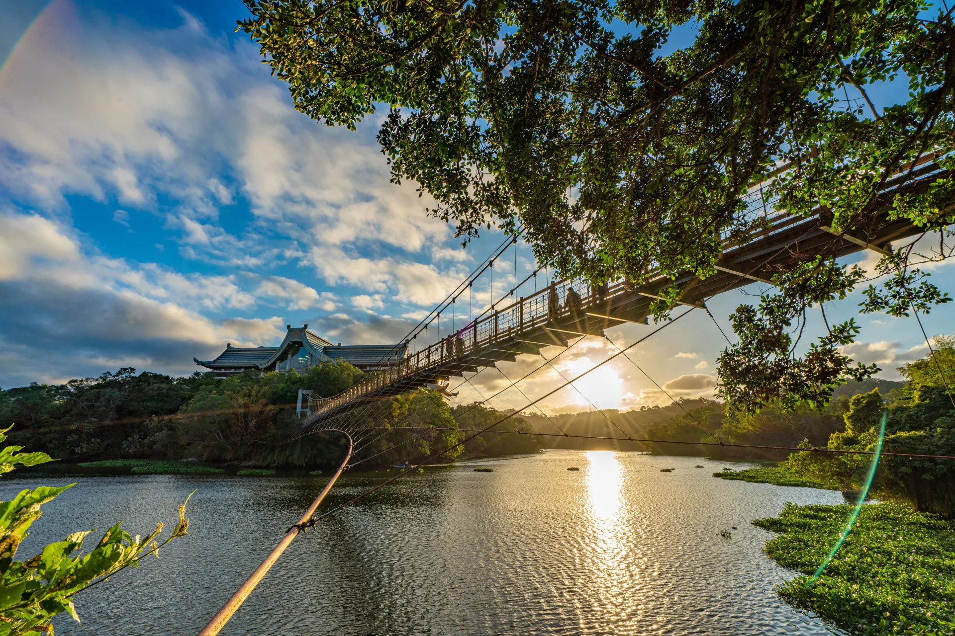 新竹縣峨眉湖細茅埔吊橋