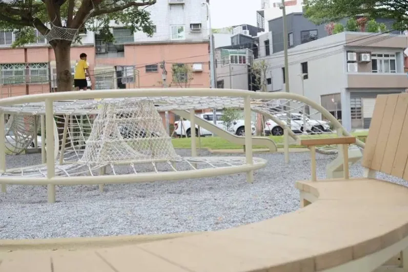 竹北樹網公園提供共享綠色空間。竹北市公所提供