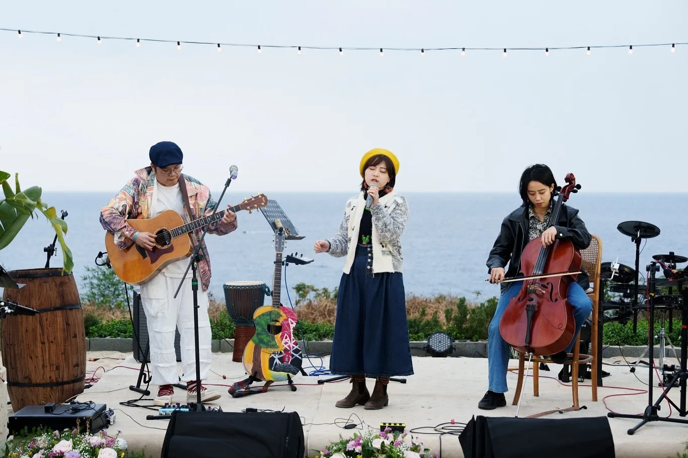 由主唱憶慈和吉他手美帆所領軍的現代客家民謠樂團「好日HoNi」FB，成團於2022年初。翻攝自好日HoNi FB