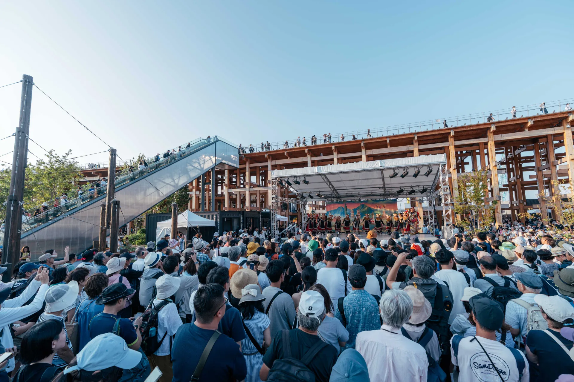 「島嶼之聲—廟埕前的謝神戲」26日在大阪世博驚喜登場。文化部提供