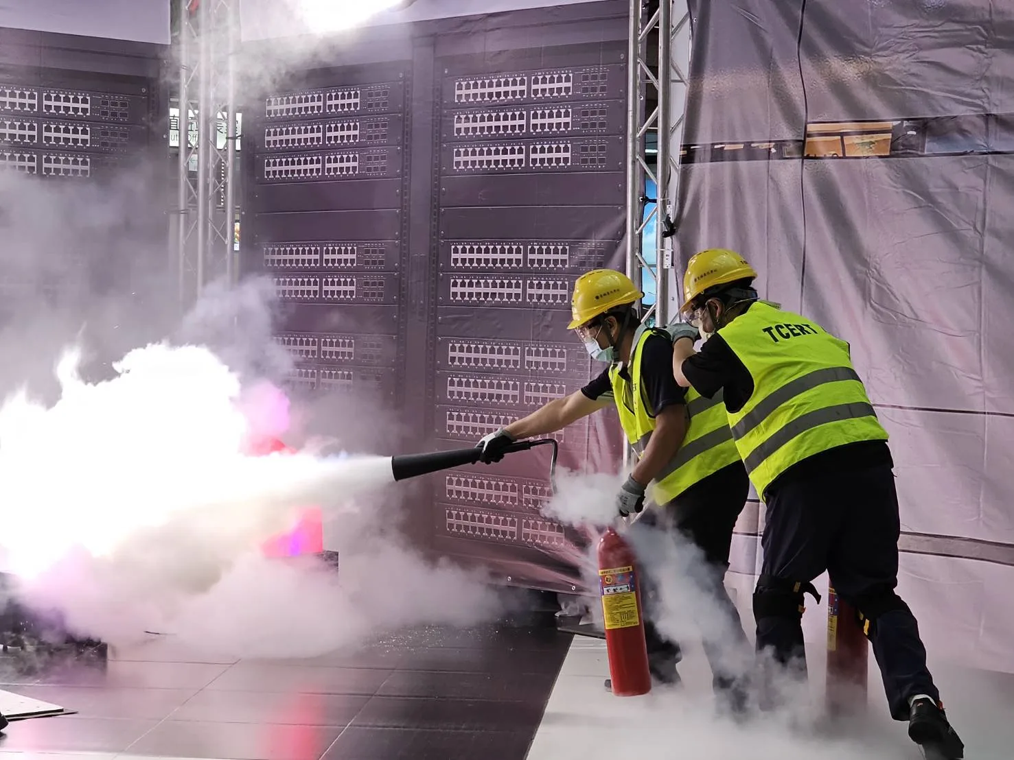 國家防災日演練。內政部提供