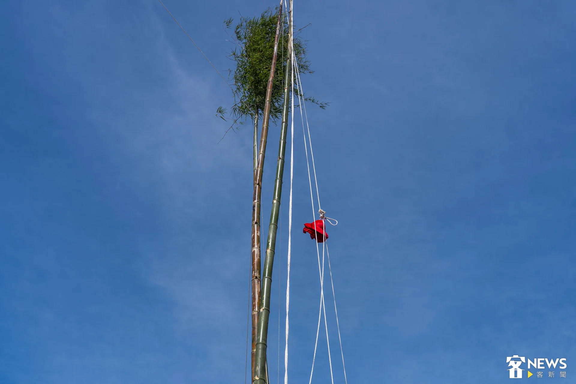 吊上七星燈測試。李台源攝