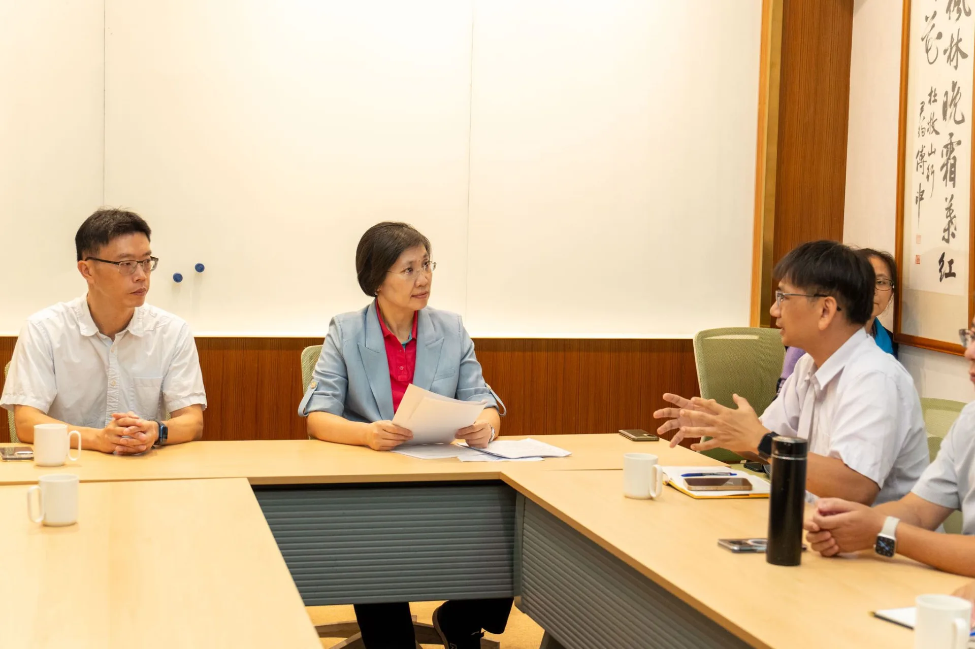 新竹縣政府、立委徐欣瑩與環境部等單位舉行協調會議。