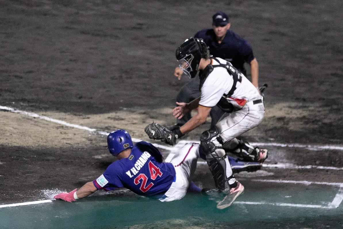 U18世界盃棒球賽台灣隊以預賽戰績4勝1敗,晉級超級循環賽。中華棒協提供