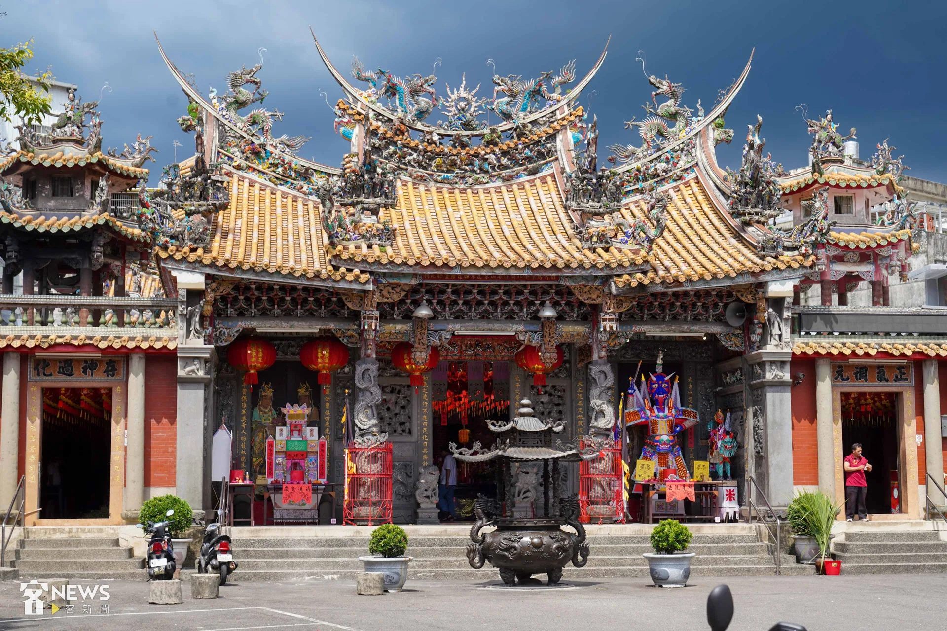 關西太和宮是鎮上居民的信仰中心。李台源攝