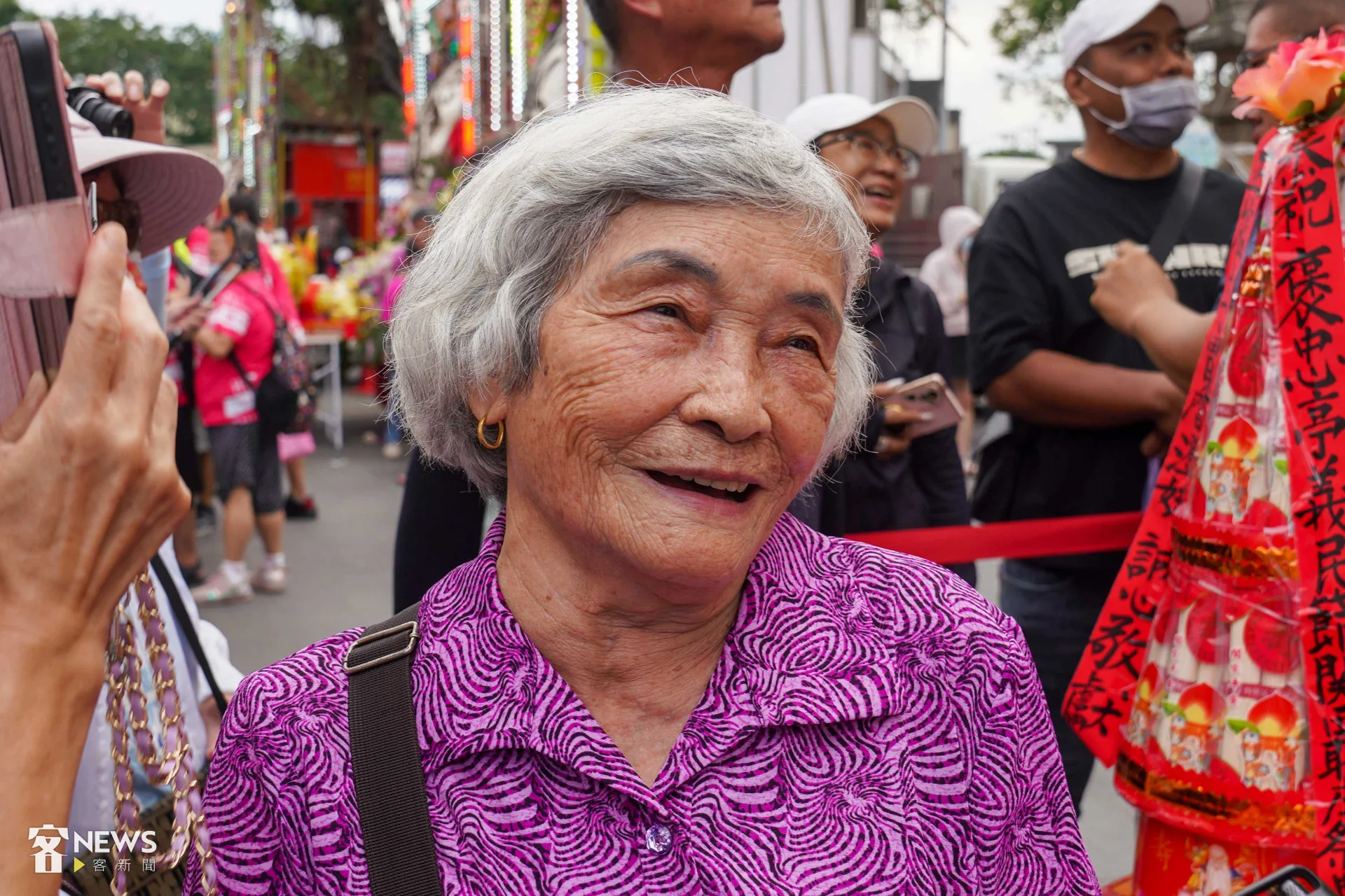 曾詹澄妹購買朋友飼養的神豬參賽。李宥妍攝