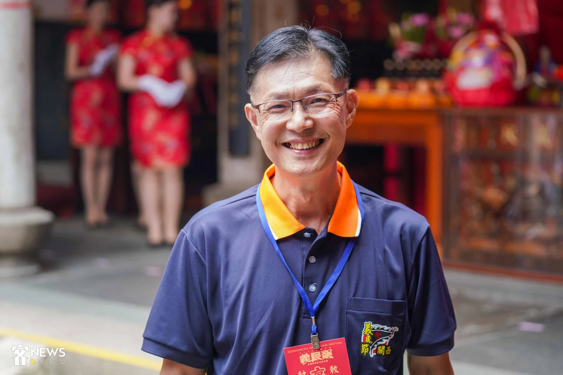 道卡斯族、采田福地理事長三仁壽。李台源攝