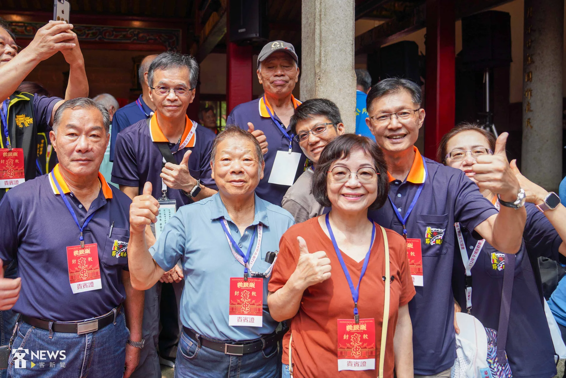 今年義民祭首度邀請道卡斯族文化協會參與。李台源攝