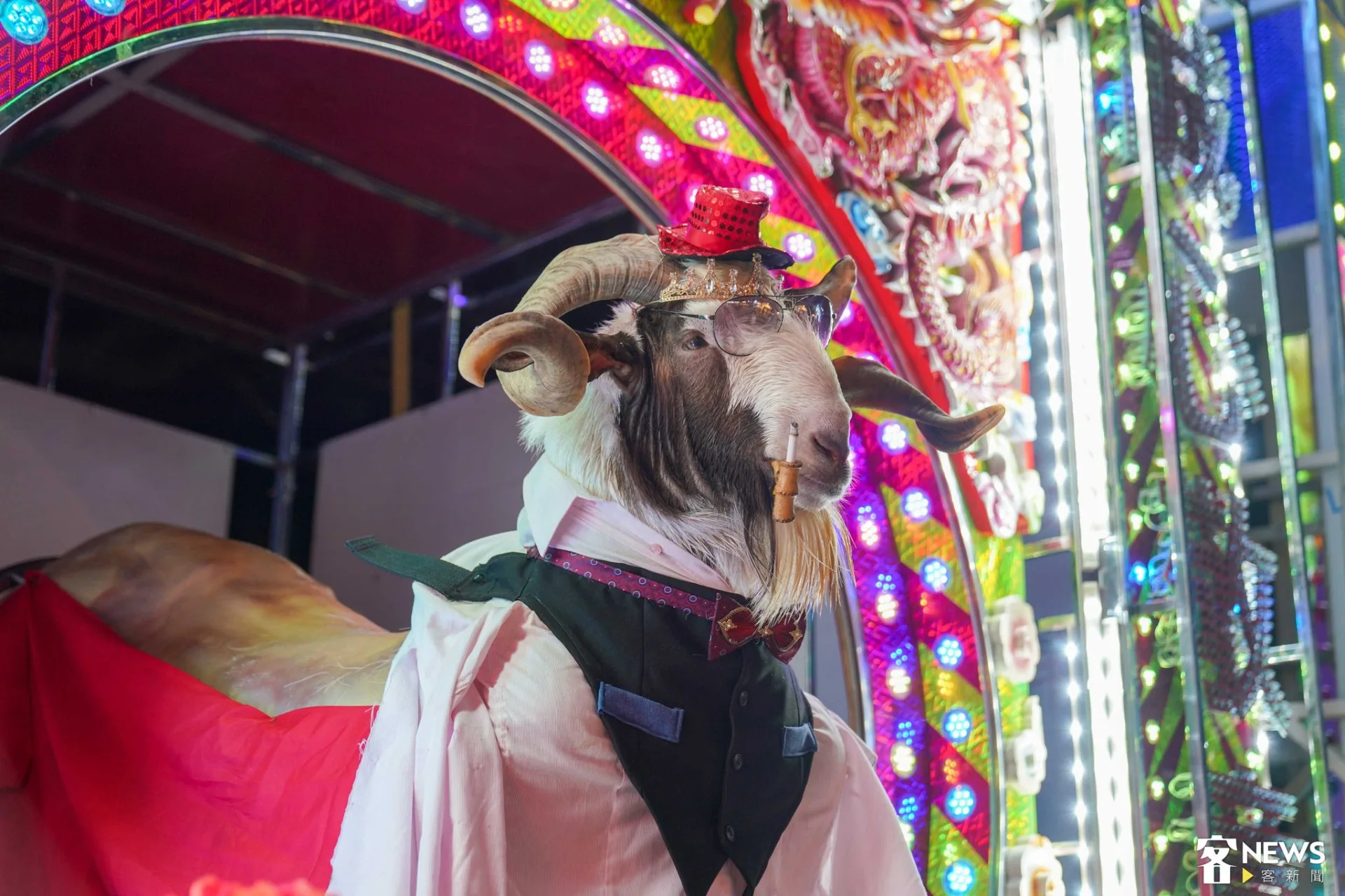 2025義民祭特等獎神羊。李台源攝