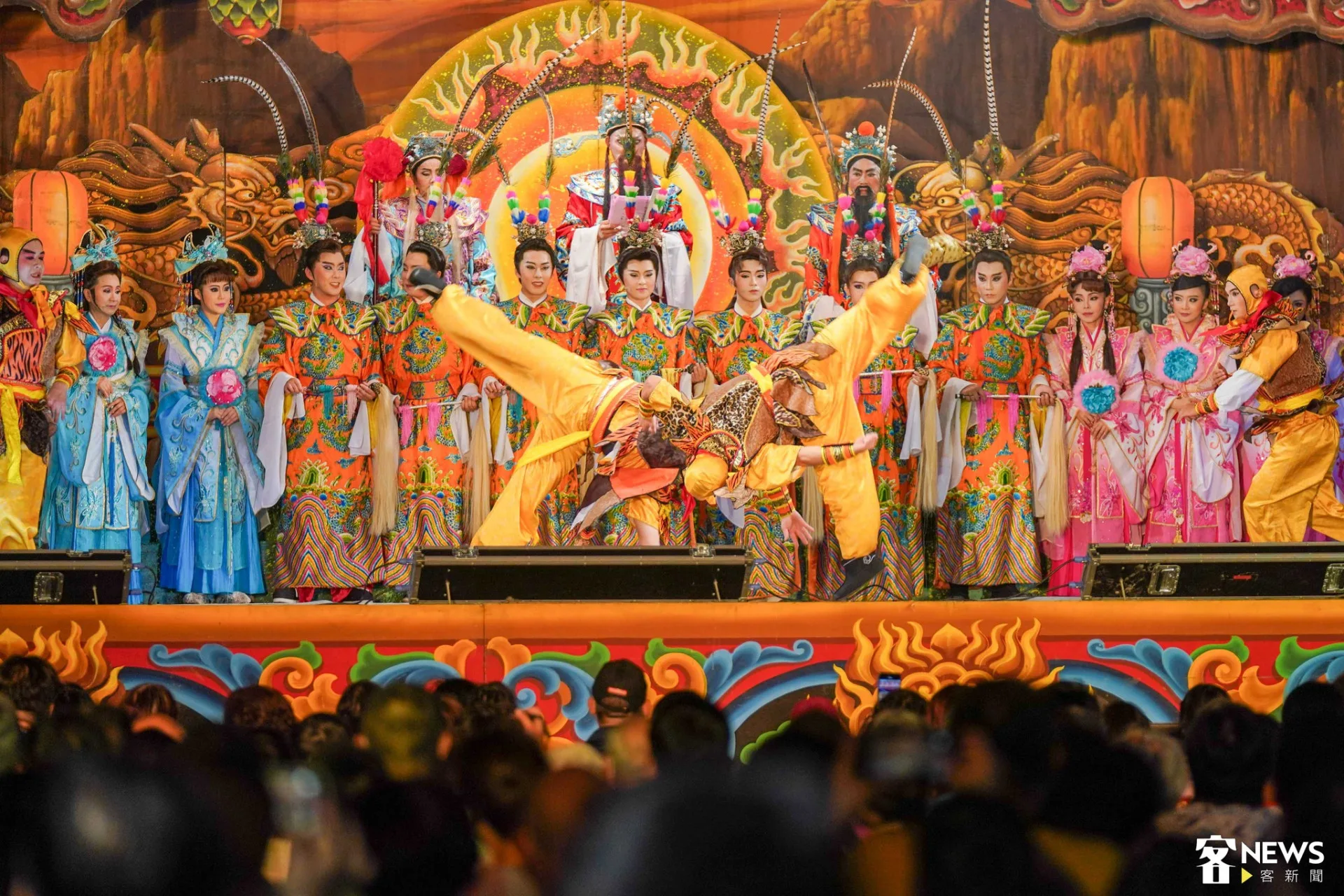 2025義民祭明華園總團演出。李台源攝