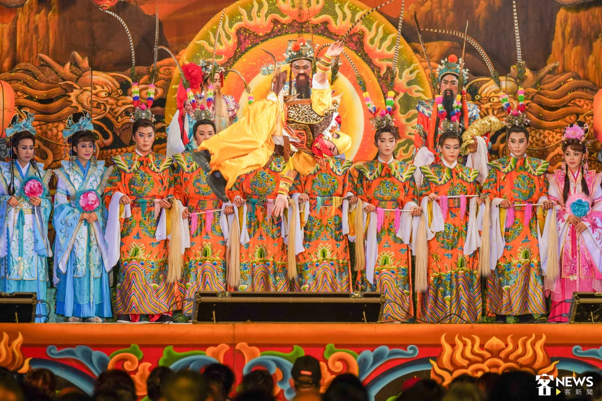 2025義民祭明華園總團演出。李台源攝