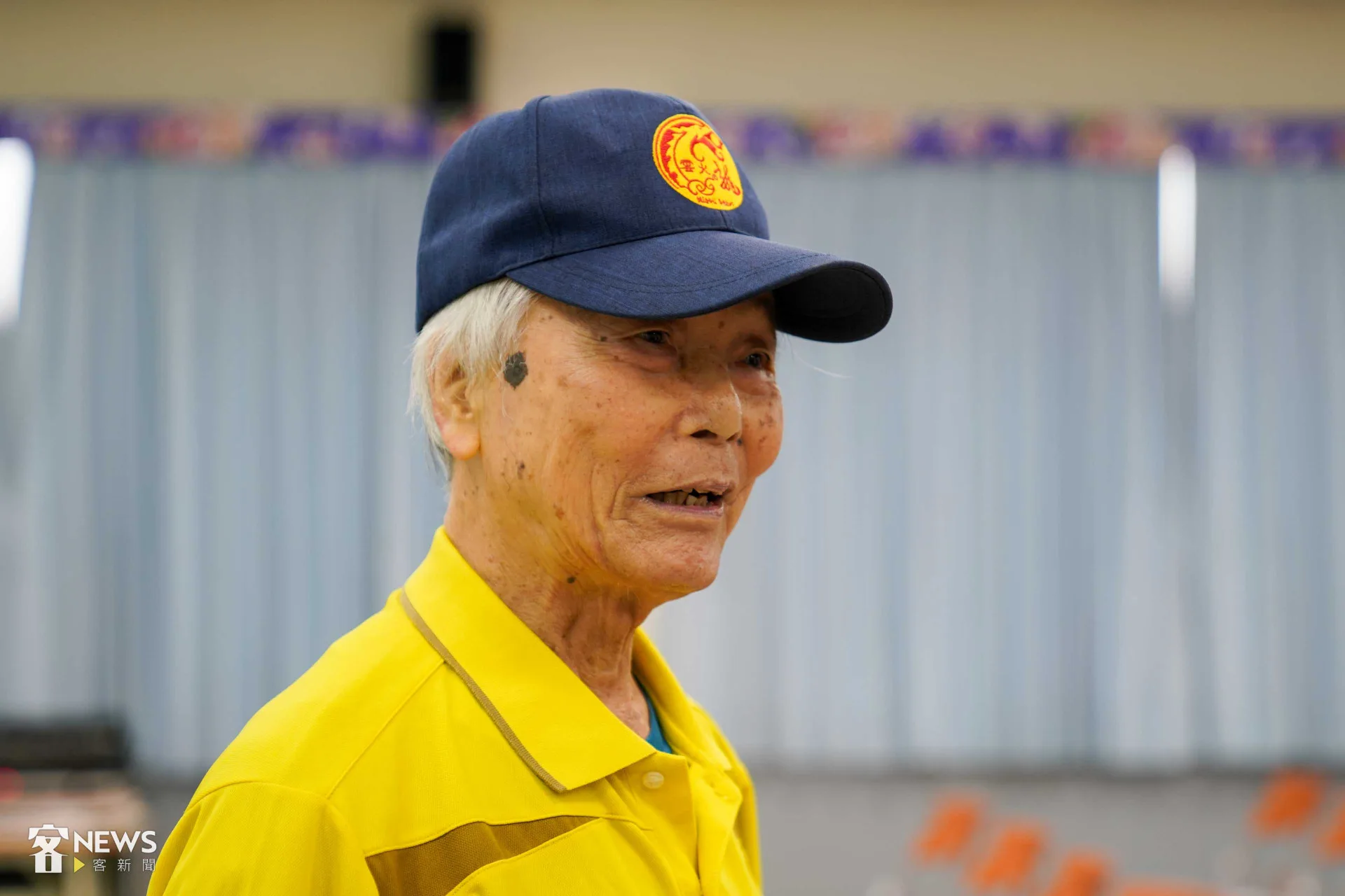 民眾阮鉄城欣賞完電影表示十分感動。李台源攝