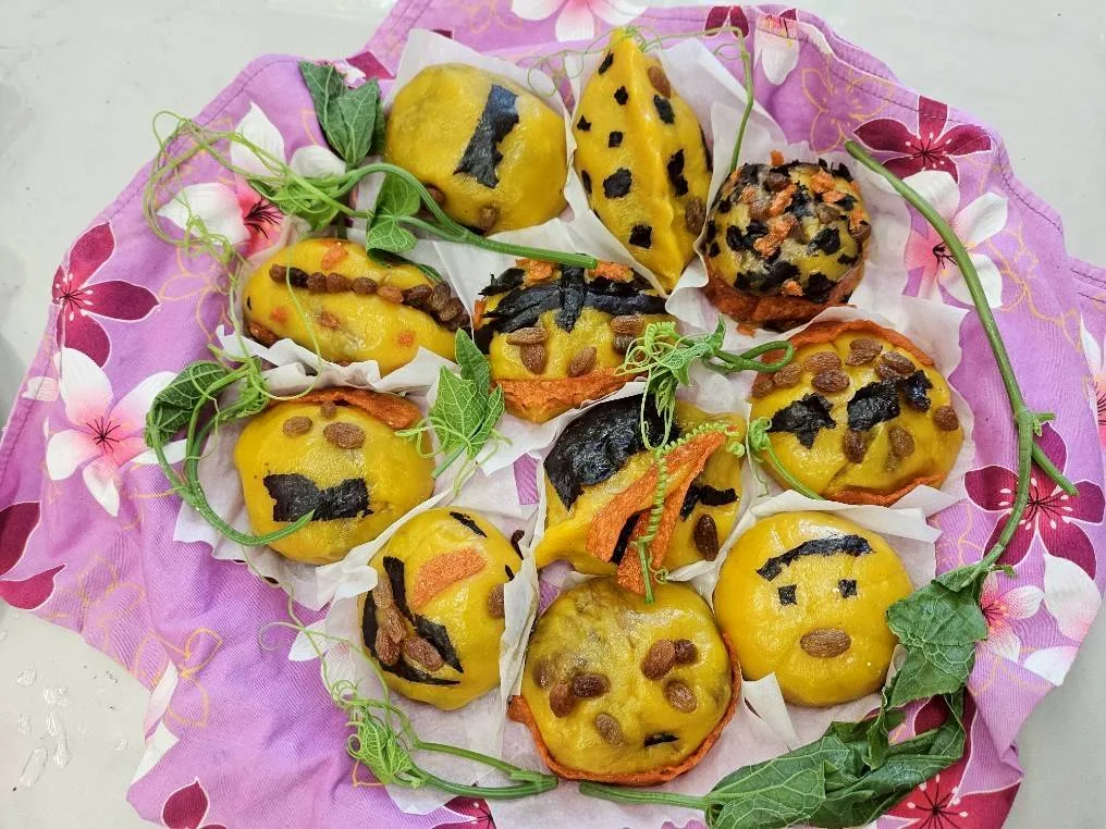 客家手做創意體驗：黃瓠粄。張博舜攝