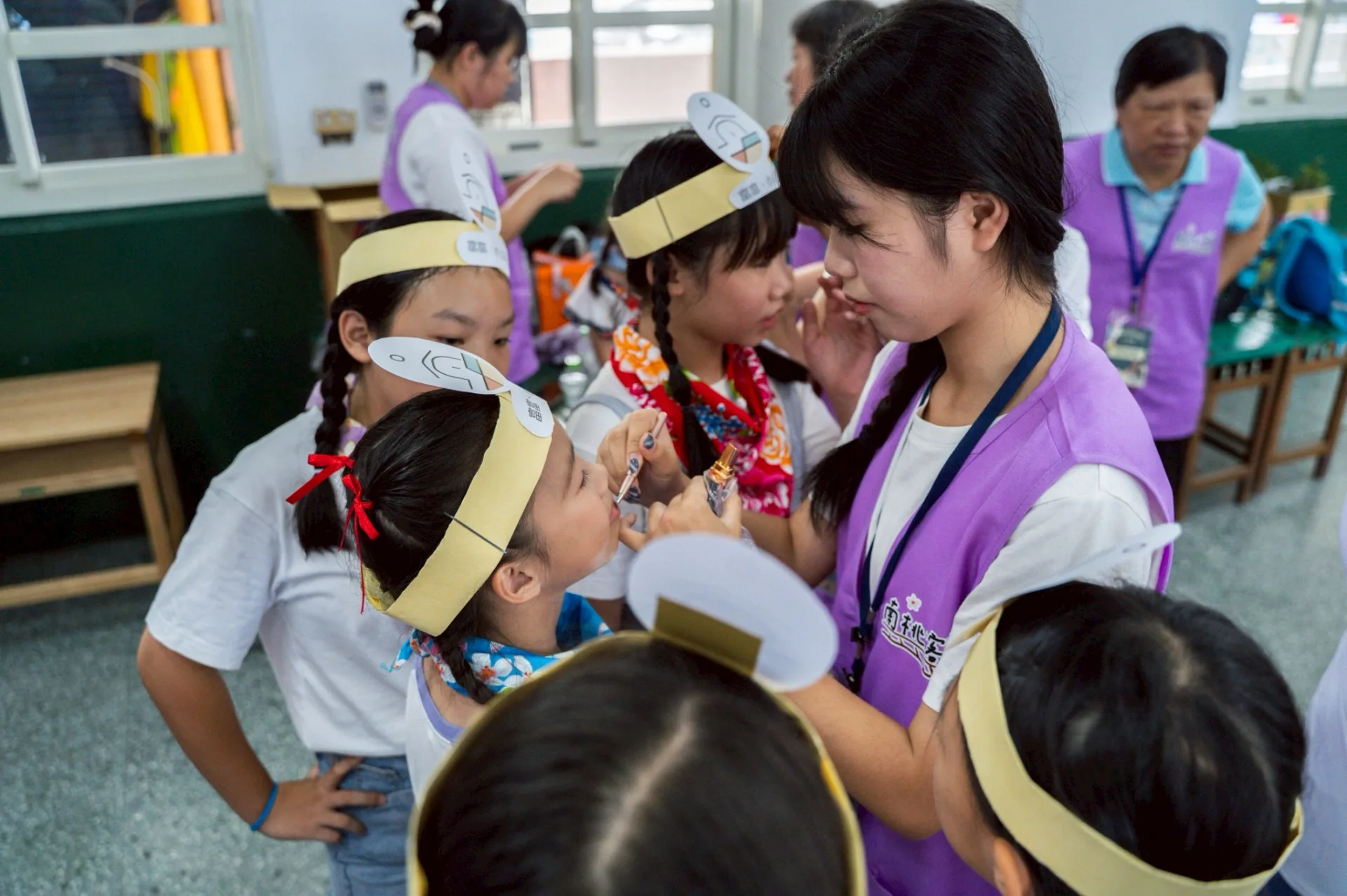 參與細人前置準備。沈明彥攝