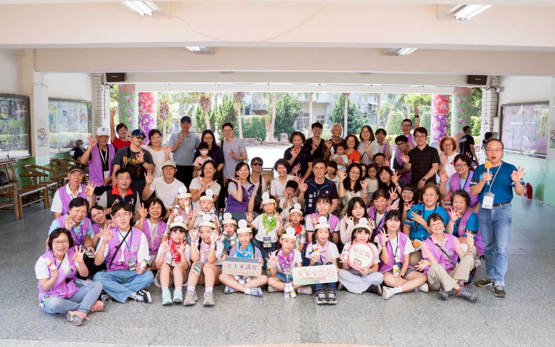 2025穿越百年車站，唱遊富岡故事夏令營大合照。沈明彥攝
