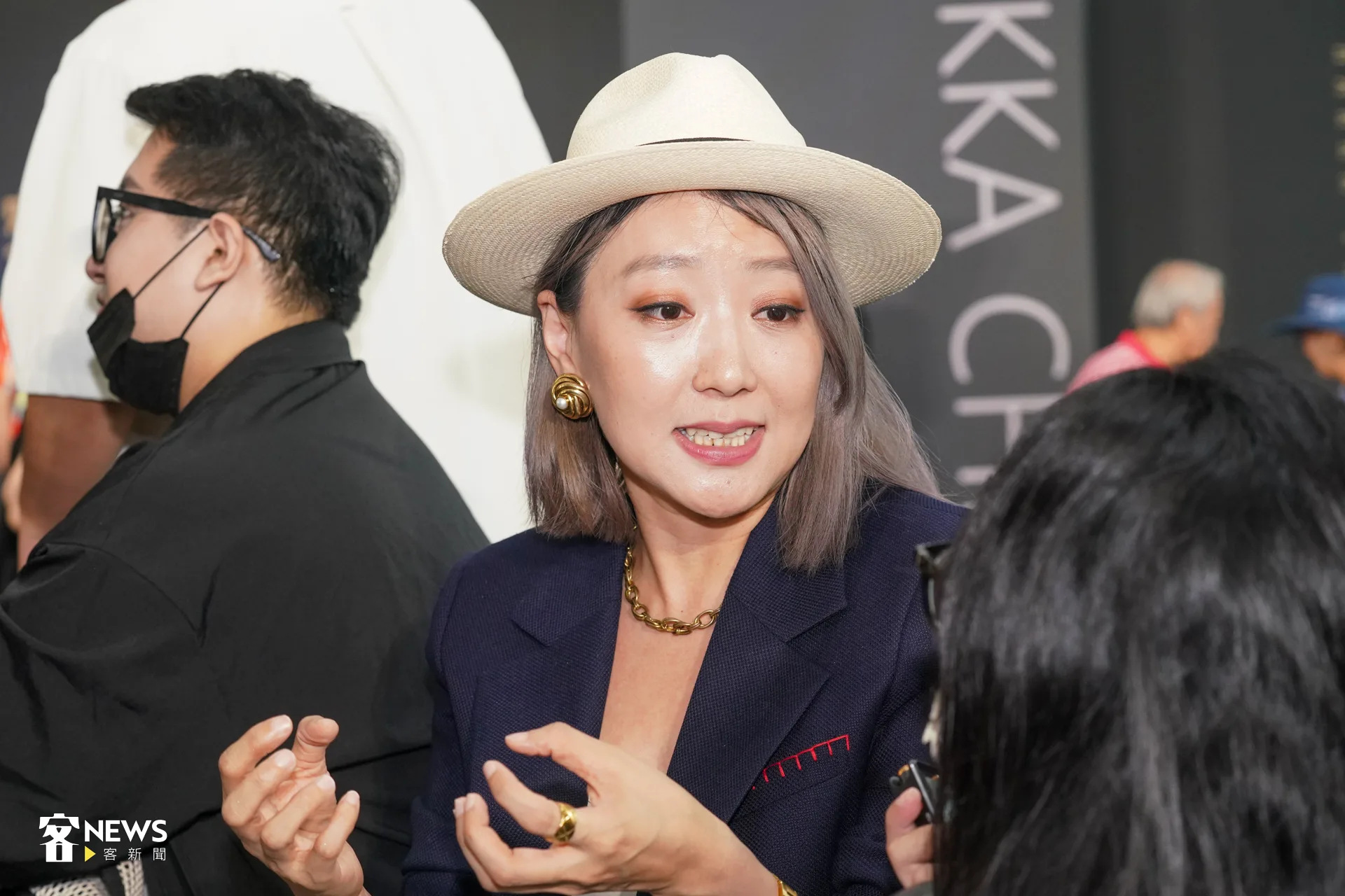 社會組冠軍由從事服裝產業17年的夏筱琴獲得。洪藝晅攝