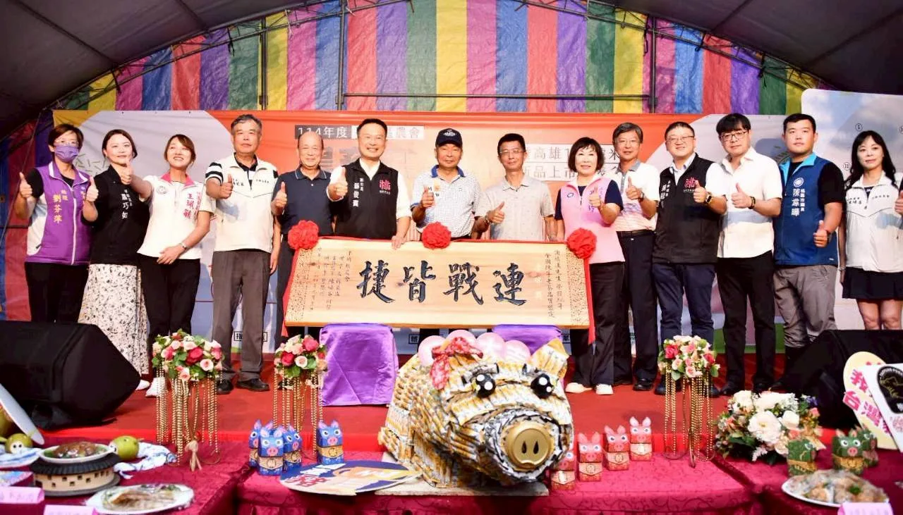 蘇俊賓指出，桃園黑毛豬肉質鮮美、全台品質最佳，也是在地的驕傲。桃園市政府提供