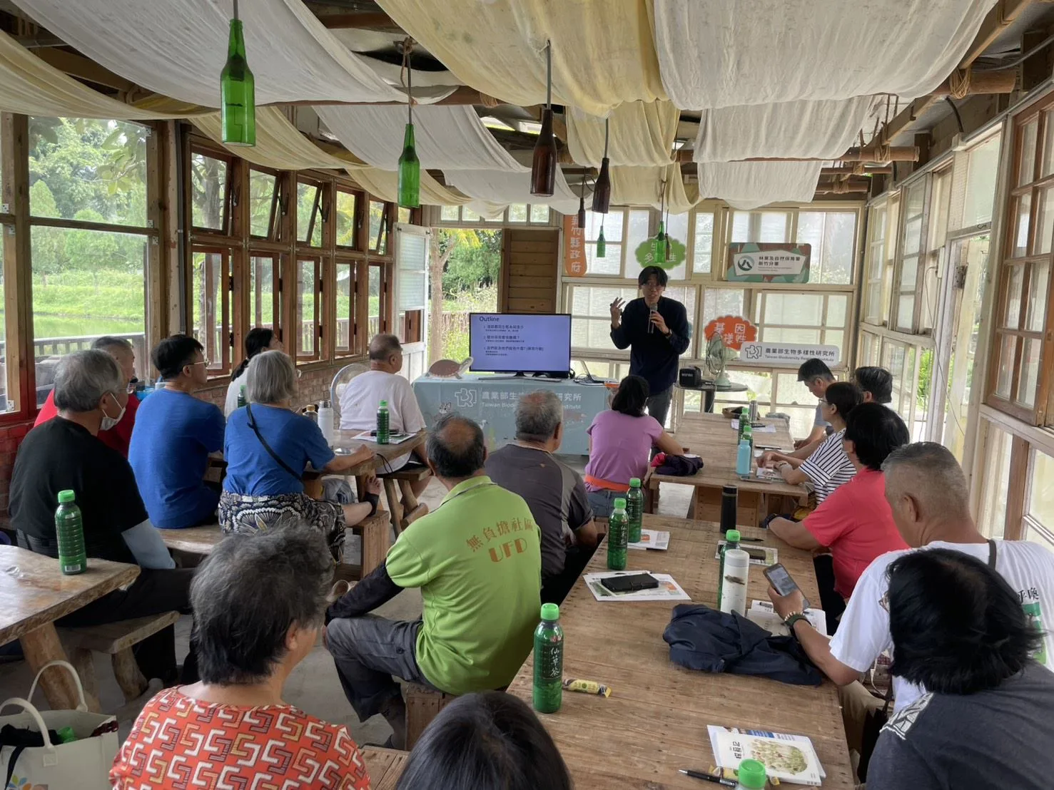 竹縣宣導外來種樹蛙防治及原生龜類保育 峨眉關西納入「生態薪水」示範區。