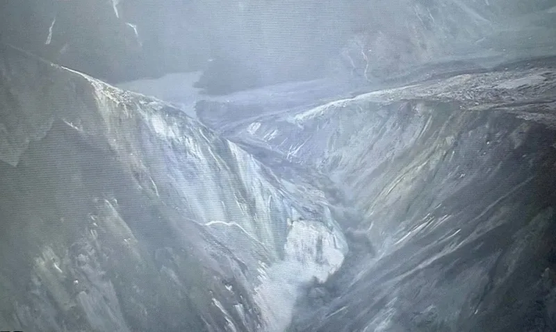 花蓮馬太鞍溪堰塞湖23日溢流,造成光復鄉嚴重災情。林保署提供