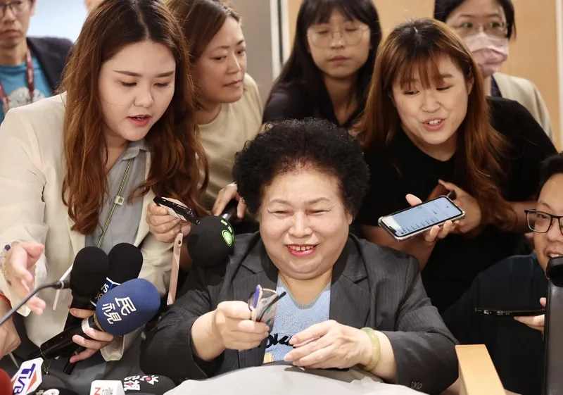 勞動部26日舉行最低工資審議會，勞方團體認為調幅至少3%，審議委員余玉枝。中央社