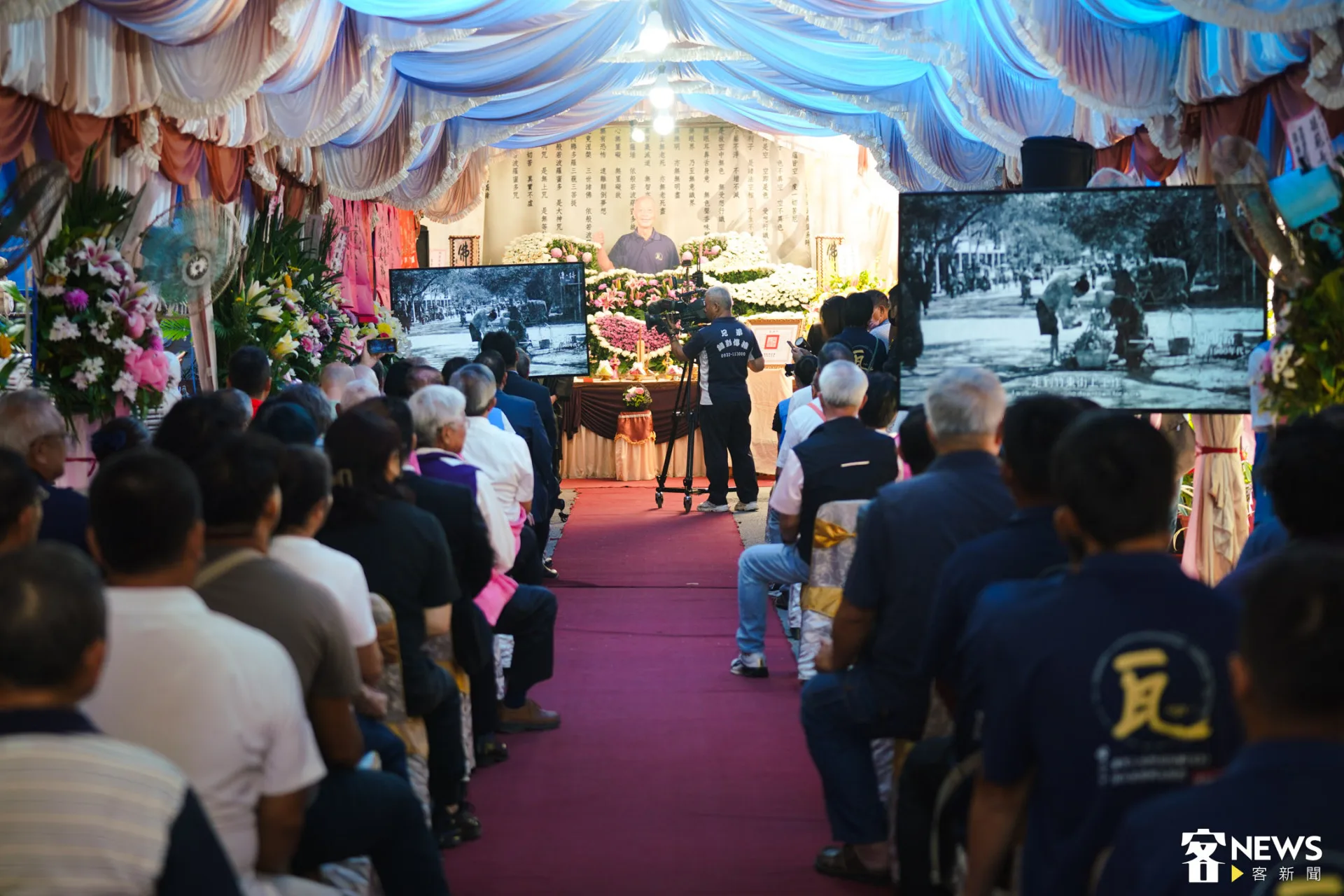 國寶匠師傅明光司阜9月16日辭世,享壽86歲,今(30)天在竹東家中舉行告別式。朱愷元攝