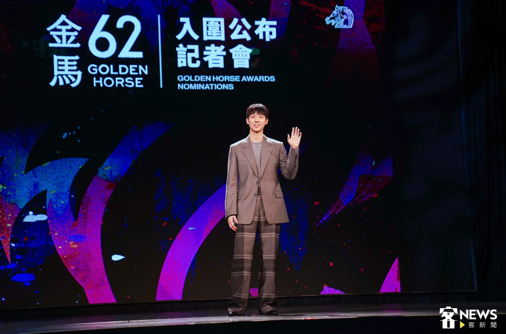 彭千祐今年第一次擔任星光大道主持人。朱愷元攝