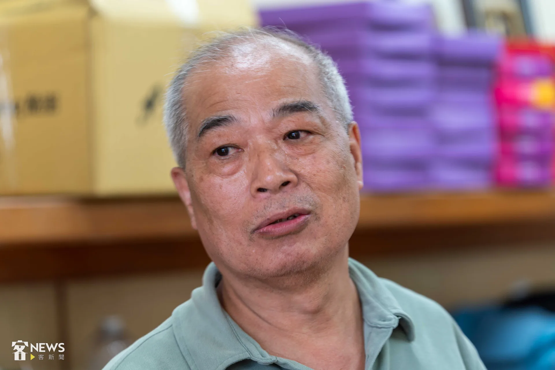 聽到記者表示可惜無法再嘗到老闆手藝，黃銘漳眼底閃過一絲落寞，很快笑了出來，說這樣他會「蠢蠢欲動」。范修語攝