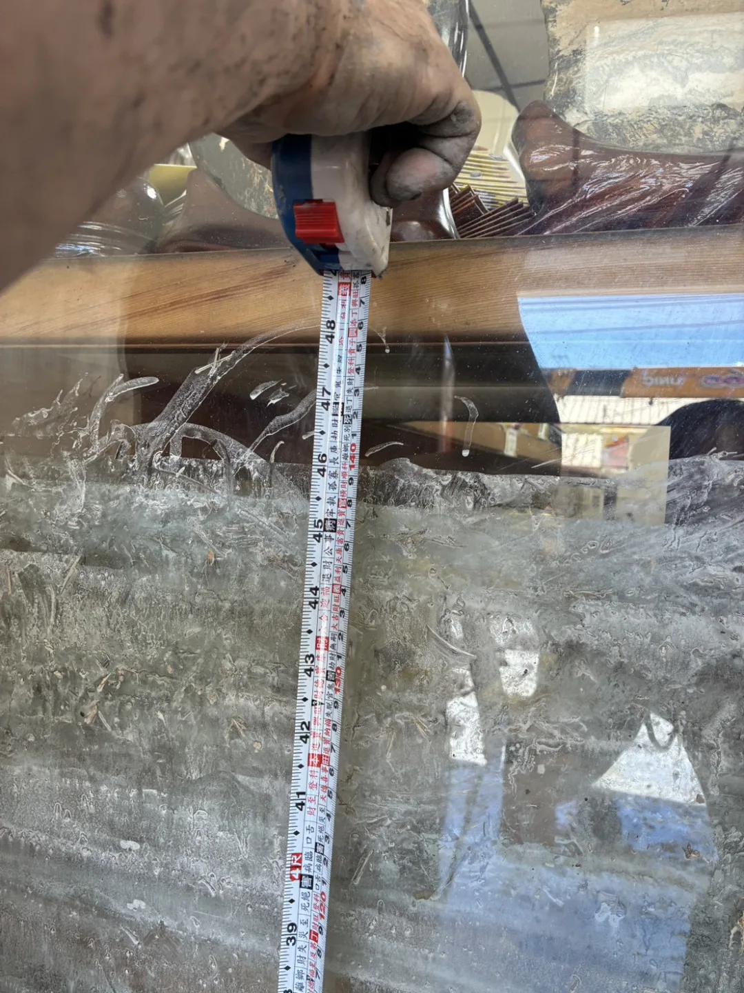 淹水高度達到一米四。黃銘漳提供