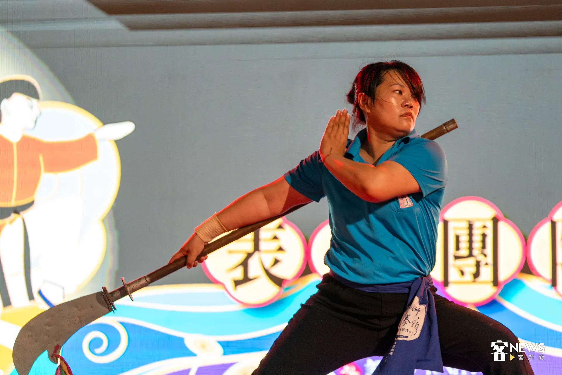 雲林崙背、二崙、西螺地區是客家五大族群中「詔安客」，「武術」是詔安三寶之一。洪藝晅攝